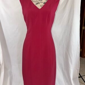 White House/Black Market Fuchsia Raspberry Dress